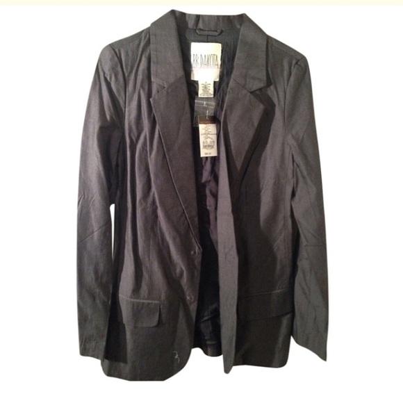 BB Dakota Grey Oversized Blazer