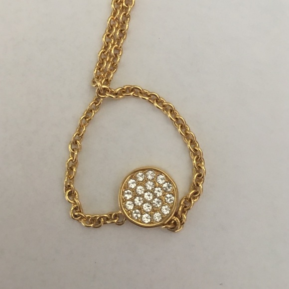 KS 12K gold plated and zirconia necklace - Picture 4 of 4