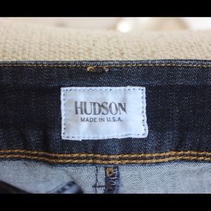 HUDSON dark wash skinny jeans