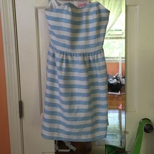 Lilly Pulitzer Flutter Blue Boucle Payton Dress