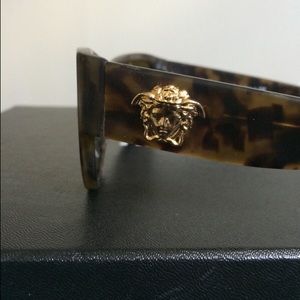 Vintage Gianni Versace glasses gold medusa