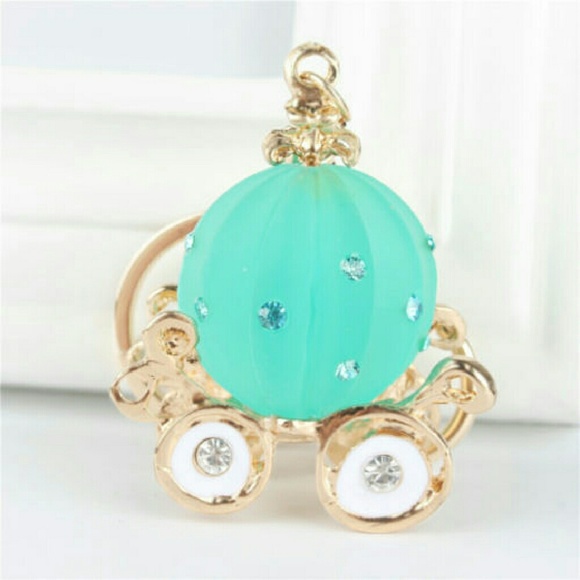 W SALE💟 Carriage car Crystal Bag/purse/key chain - Picture 3 of 4