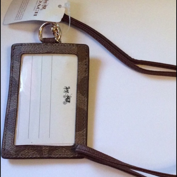 Coach Signature Lanyard NWT - Picture 3 of 3