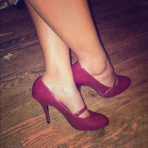 Burgundy heels
