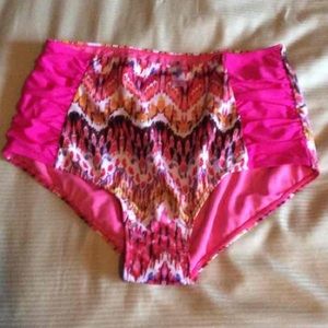 Plus size high waist bikini bottoms