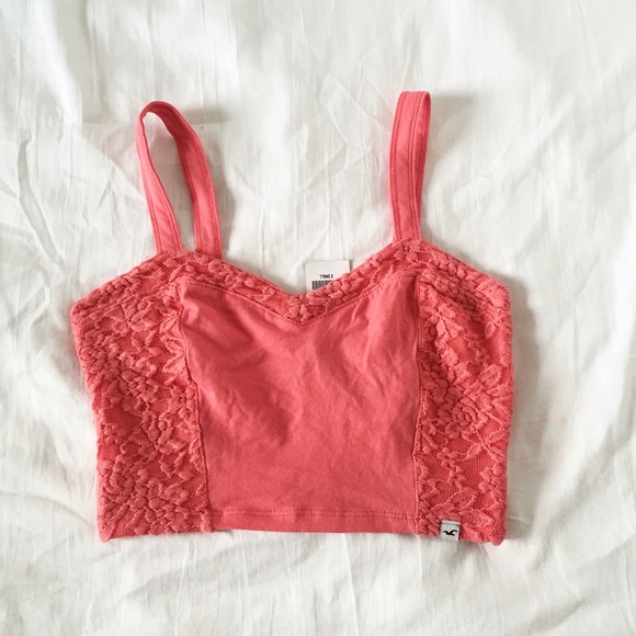 Hollister bustier crop top