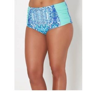 High waisted plus size bikini bottoms