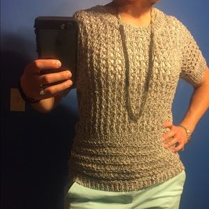 Beautiful silver sweater