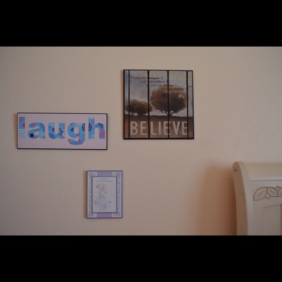 Set of 3 wall plaques