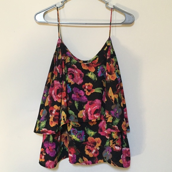 Colorful Floral Top!