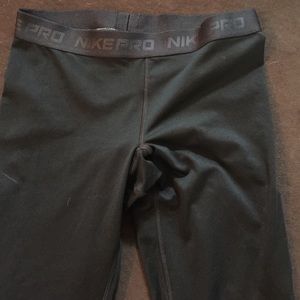 Black nike pro leggings