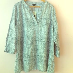 Willi Smith Printed Blouse