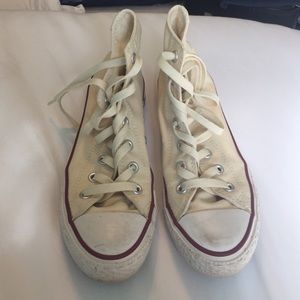 pale yellow converse