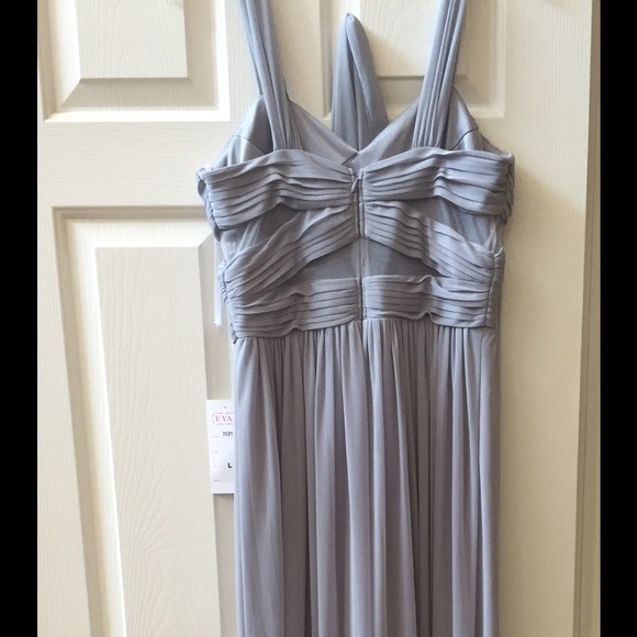 Silver/gray long dress - Picture 2 of 2