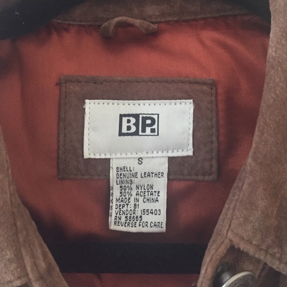 Vintage suede leather jacket - Picture 3 of 4