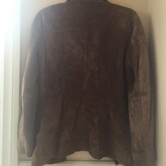 Vintage suede leather jacket - Picture 4 of 4
