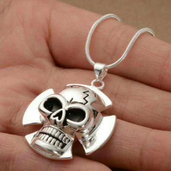 Unisex ❤SALE❤Cool Unisex  925 Silver pendant - Picture 2 of 2