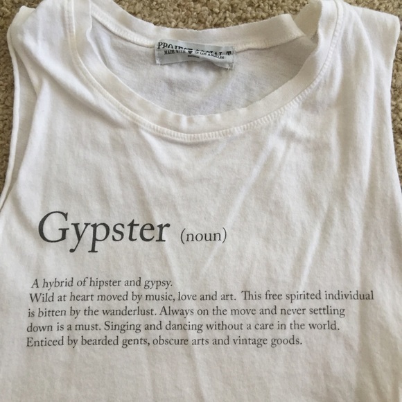White crop top from LA