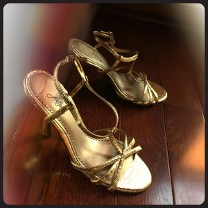 Gold heels