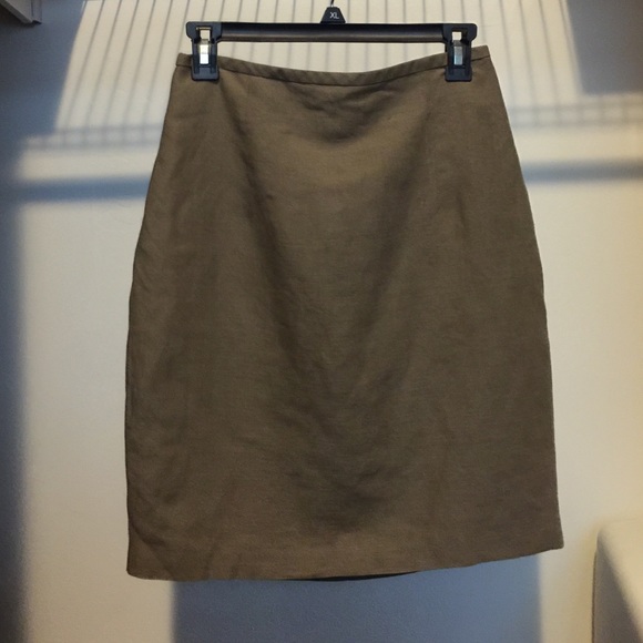 The Limited khaki skirt size 8
