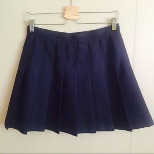 American Apparel Tennis Skirt in Patriot Blue