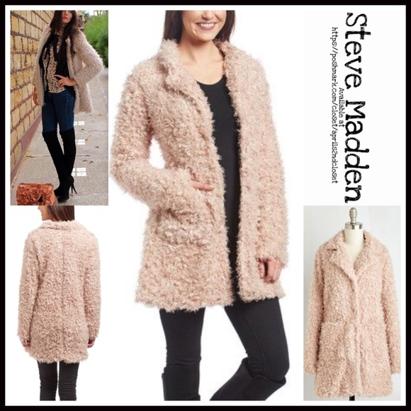 ❗1-HOUR SALE❗STEVE MADDEN COZY COAT - Picture 2 of 5