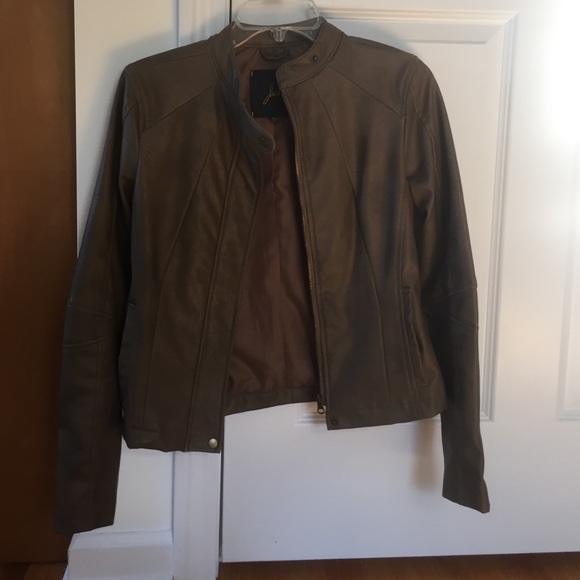 Vegan leather jacket