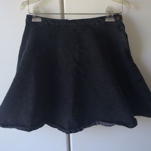 Jean circle skirt