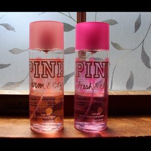 Pink body mist duo ($18 each)