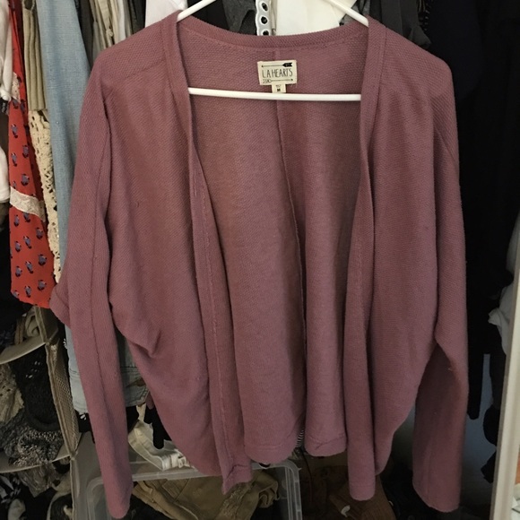 LA Hearts blush pink cardigan