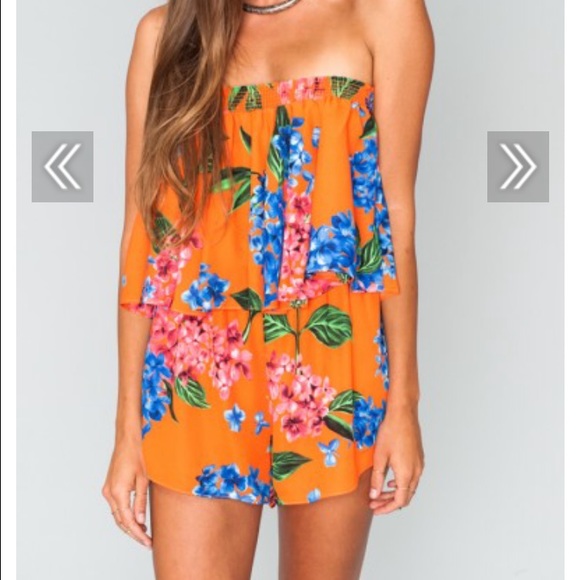 SOLD on Ⓜ️ Rosarita romper - Bahama Bloom - Picture 3 of 4