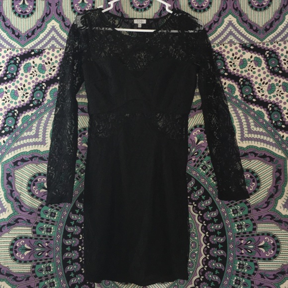 Black lace Tobi dress