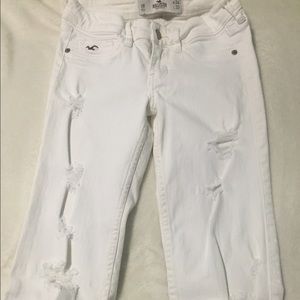 White Hollister Skinny Jeans