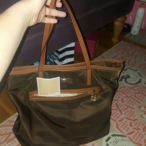 Michael Kors fabric tote