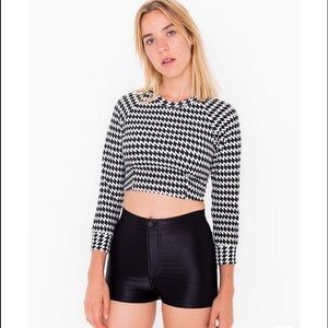 Lower on Ⓜ️‼️ American Apparel Black Disco Shorts