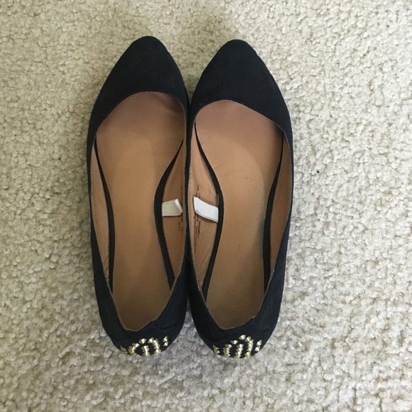 Size 8 black flats