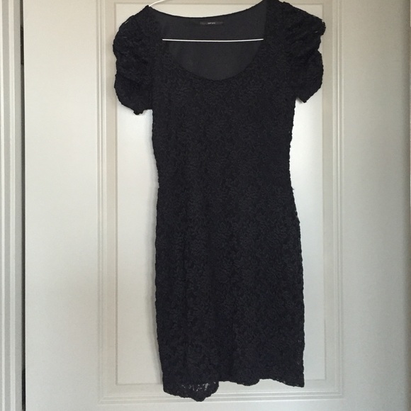 Black lace dress! Slim fitting