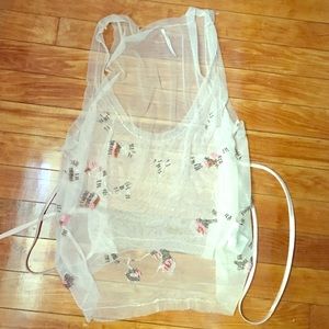 Free people see through tank