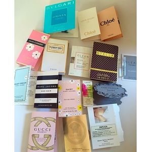 Perfume Sample Lot. Versace Gucci Marc Jacobs