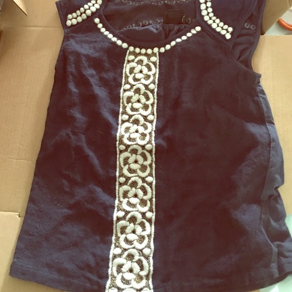 Navy blouse
