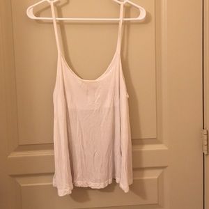 brandy Melville flowy white tank top