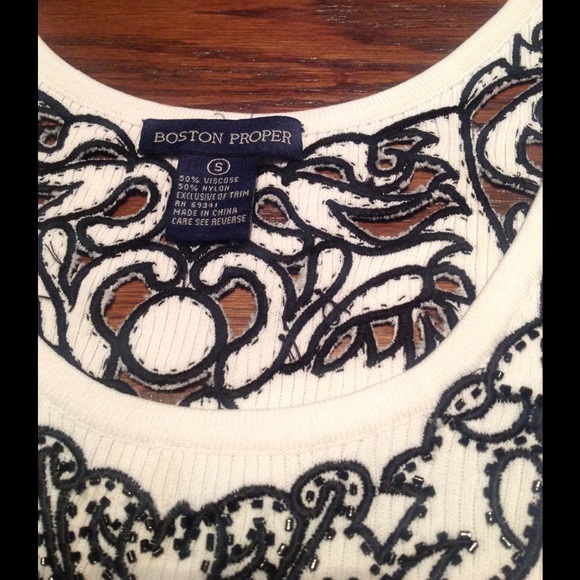 Boston Proper Tank. Size S. - Picture 3 of 4