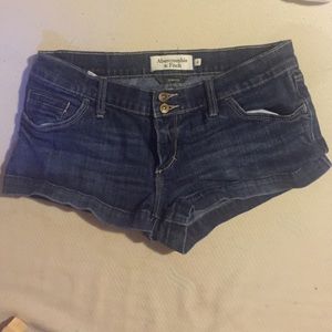 Navy Abercrombie & Fitch Shorts