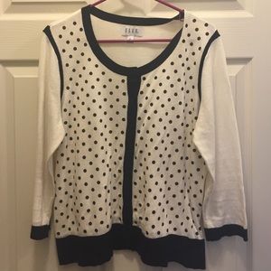 Cute polka dot sweater by Elle