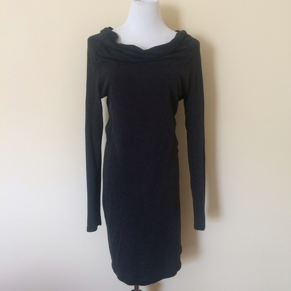 James Perse Grey Long Sleeve Dress
