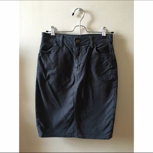 American Apparel Denim High Waist Skirt