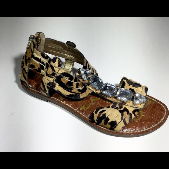 Leopard Print Sandals Sam Edelman