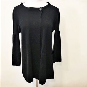 Barneys New York Black Cardigan Sweater