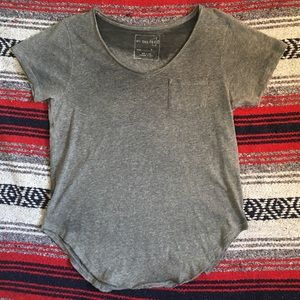 We The Free grey pocket Tshirt  Small free people