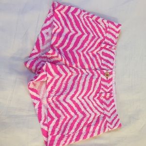 Hot pink Lilly shorts.